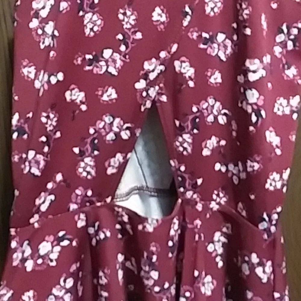 Abercrombie kids floral halter dress